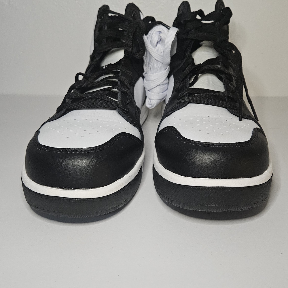 Keen NEW Utility Overton Mid Work Shoes Men Size 10 EE Composite Toe White Black - Picture 3 of 10